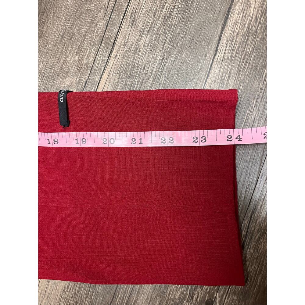 Marina Rinaldi Chiaro Red Wool Open Front Drape Jacket Italy Plus Size 21 NWT - Picture 11 of 11